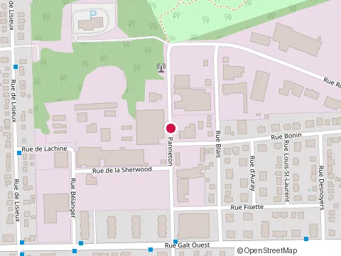 Location of Isolation des Cantons de l'Est at 965 Rue Panneton, Sherbrooke