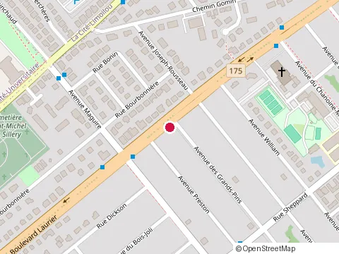 Location of Isolation en Norme at 1925 boulevard Laurier, Québec
