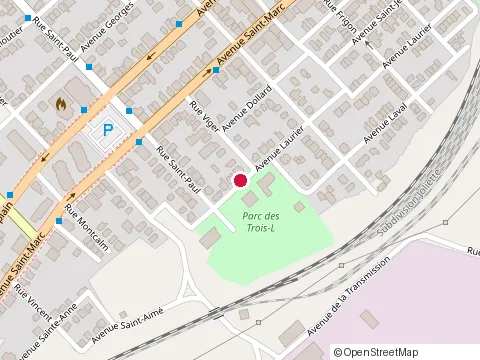 Location of Isolation Romeo Boucher at 2182 Avenue Laurier, Shawinigan