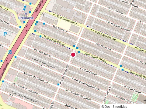 Location of Italbec International Inc at 375 Rue de Liege O, Montréal