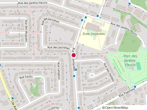 Location of J G Rodrigue Inc at 465 Rue des Jonquilles, Sherbrooke