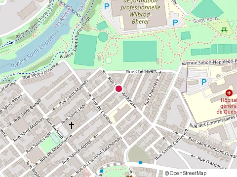 Location of J M Renaud Construction Inc at 3511 Rue des Récollets, Québec