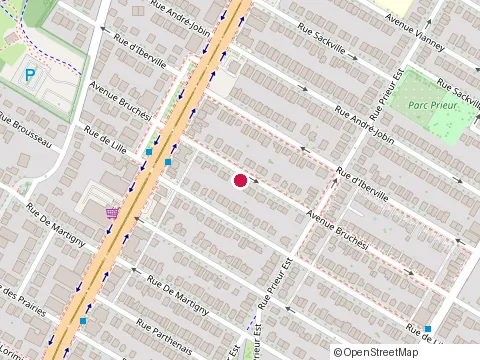 Location of J Perron Rénovation Enr at 10590 avenue Bruchési, Montréal