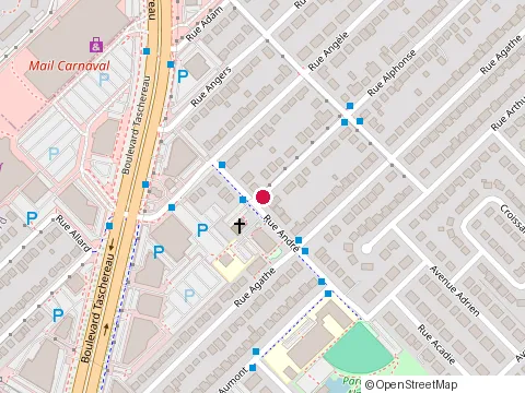 Location of J-M Terrasses at 6105 Rue Alphonse, Brossard
