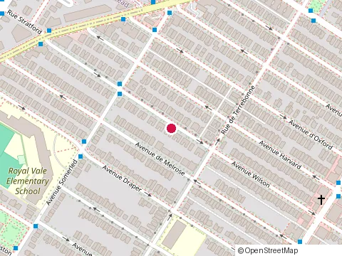 Location of J. Collins Construction Inc. at 4627 Avenue Wilson, Montréal