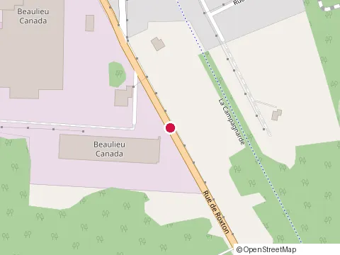Location of J. Léon Bernard at 1182 Rue Boulay, Acton Vale