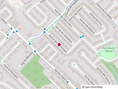 Location of J.Dubois Construction at 116 avenue des Laurentides, Bois-des-Filion