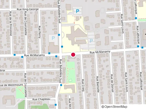 Location of J.S.B. Services Électriques Inc. at 576 Rue Mcmanamy, Sherbrooke