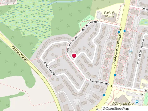 Location of J'M Cupcakes at 44 Rue de Maremme, Gatineau