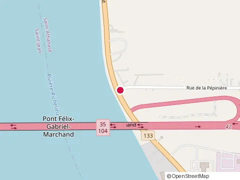 Location of Jack Pavage at 30 Rue de la Pépinière, Saint-Jean-sur-Richelieu