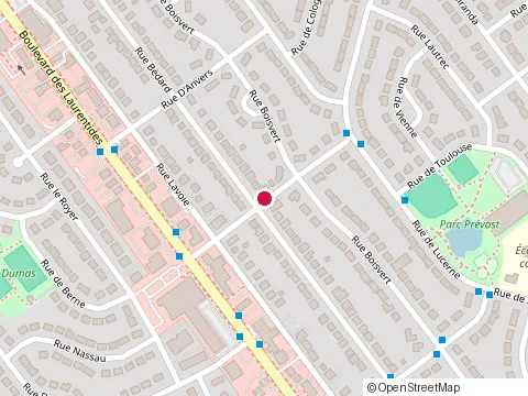 Location of Jacko Inc at 70 Rue de Genève, Laval