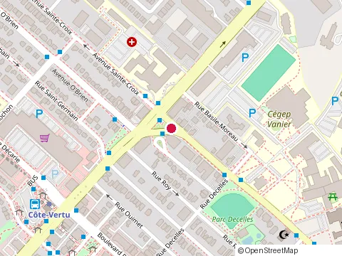 Location of Jacqueline Dube at 960 avenue Sainte-Croix # 301, Saint-Laurent