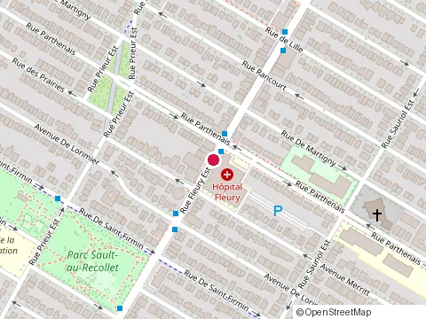 Location of Jacques Armand at 85 Rue Fleury O, Montréal