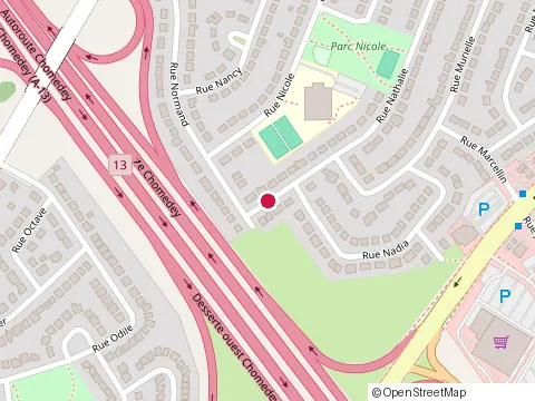 Location of Jacques Bachand at 3954 Nathalie, Laval