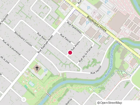 Location of Jacques Daneau Couvreur at 2095 Rue Anjou, Drummondville