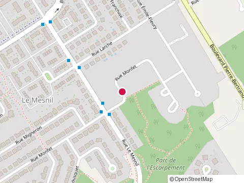 Location of Jacques Ferron at 1070 Rue Monfet, Québec