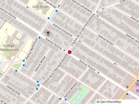 Location of Jacques Mador Cpa at 423 Victoria Ave, Westmount