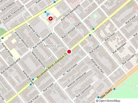 Location of Jacques Pettigrew at 320 boulevard Rene-Levesque O # 3, Québec
