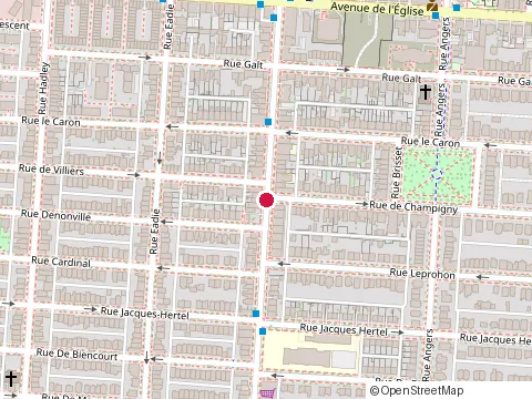 Location of Jacques Ranger at 5694 Rue Laurendeau #206, Montréal