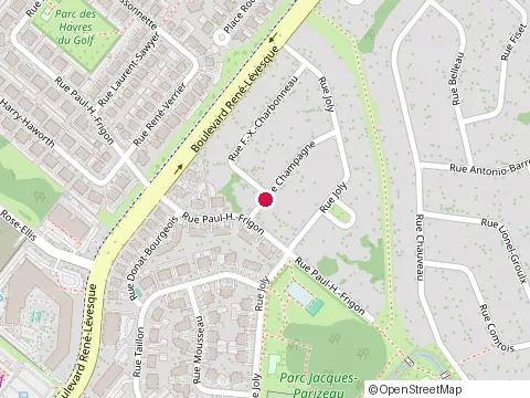 Location of Jacques Saint-Germain at 100 Rue Joly, Drummondville