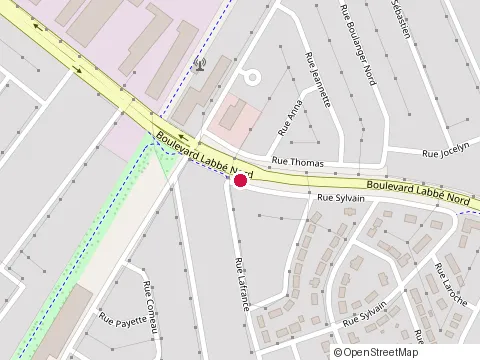 Location of Jacques St-Onge, Psychologue at 134 Rue Sylvain, Victoriaville