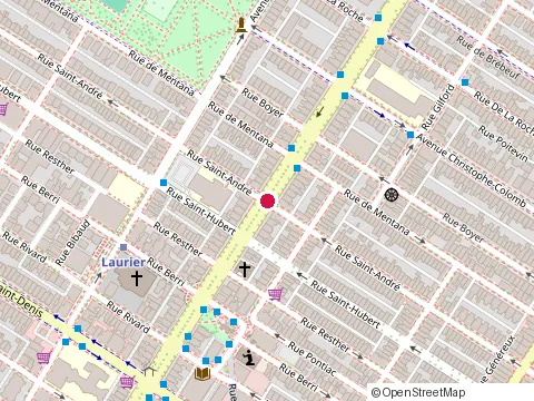 Location of Jade Gobeille Massothérapeute at 805 boulevard Saint-Joseph E, Montréal