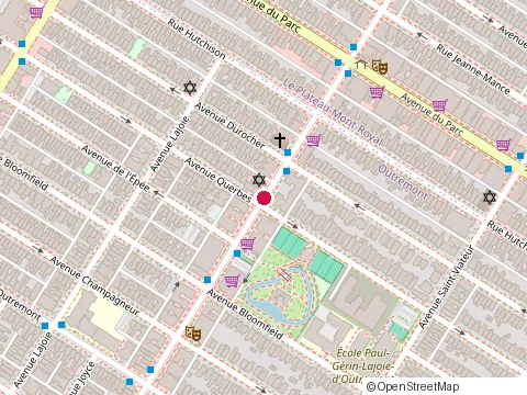 Location of Jaimée Sweets & Cie at 1051 Avenue Bernard, Outremont