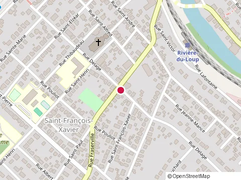 Location of Jalbert Jean Guy Inc at 85  Rue Fraserville, Rivière-du-Loup