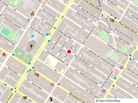 Location of Jaques Couturier • Acupuncteur at 4824 Rue de Bullion, Montréal