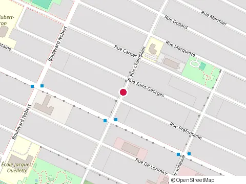 Emplacement de Jardin d'Enfants Marie Gibeau au 1085 Rue Champlain, Longueuil