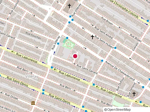 Location of Jardin des Soleils at 621 Rue d'Ailleboust, Montréal