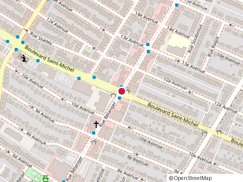 Location of Jardin Novo Paysagiste at 6890 boulevard Saint-Michel, Montréal