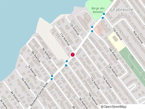 Location of Jardins d'Edan at 4685 boulevard Sainte-Rose, Laval