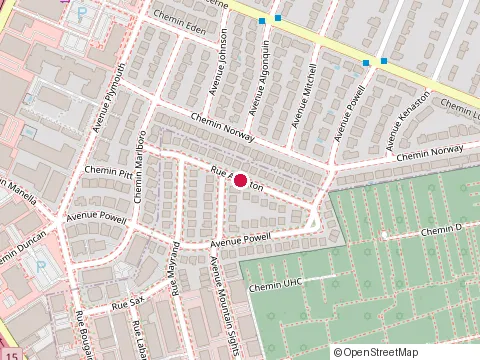 Location of Jardins Multi-Flore at 8550 avenue Mountain Sights, Montréal