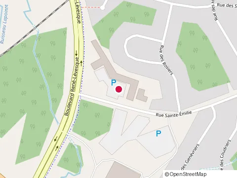 Location of Jardins Ste Emilie at 3228 Ste-Émilie, Jonquière