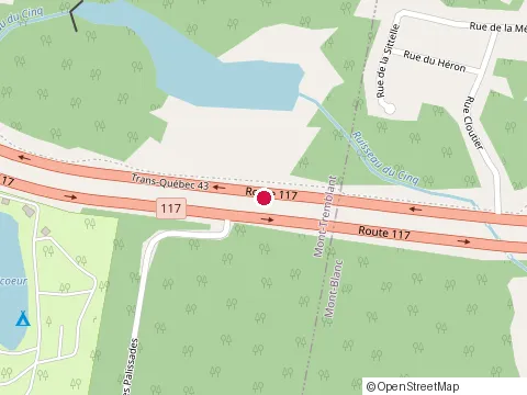 Location of Jasmin Construction Inc at 90 route 117, Mont-Tremblant