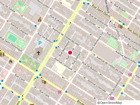 Location of Jazz Chez-Nous at 125 Rue Elmire, Montréal