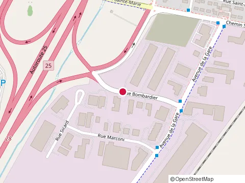 Location of Jbm Marquage Routier Inc. at 790 Rue Bombardier, Mascouche