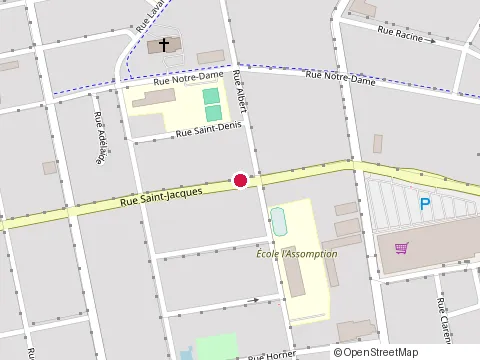 Location of Jc Services at 433 Rue Saint-Jacques, Granby