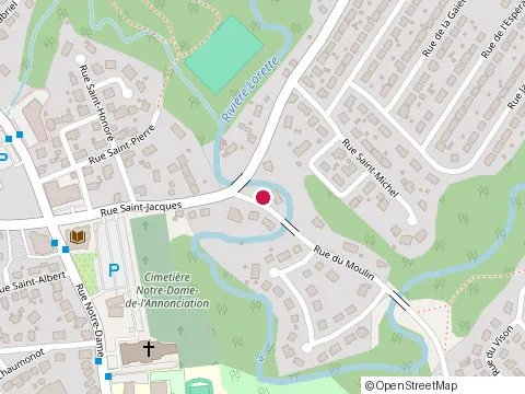 Location of Jcg Entreprises at 1513 Rue du Moulin, L'Ancienne-Lorette