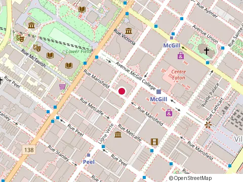 Location of Je Verreault & Fils at 2055 Rue Mansfield, Montréal