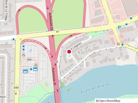 Location of Jean C Trussart at 1284 Rue Loignon, Terrebonne