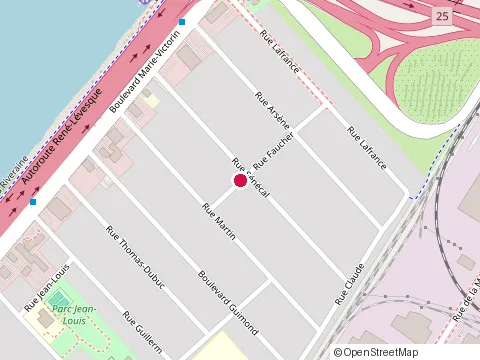 Location of Jean Duval at 2334 Rue Faucher, Longueuil