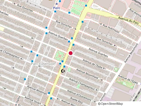 Location of Jean Faubert Enr at 7087 de l'Epee, Montréal