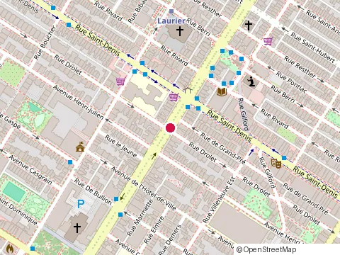 Location of Jean H Maranda at 325 boulevard Saint-Joseph E # 2, Montréal