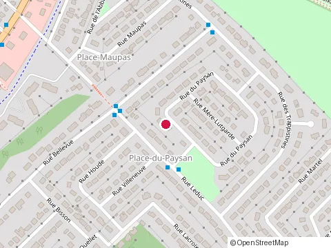 Location of Jean M Caron at Rue du Paysan N Saint-Romuald 2495, Lévis