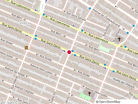 Location of Jean Reynolds Avocat at 7390 Saint Denis St, Montréal