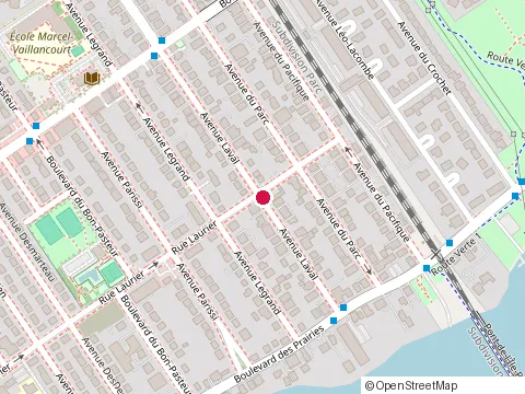 Location of Jean-Claude Cleroux at 22 avenue Laval, Laval