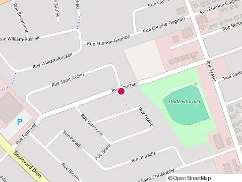Location of Jean-Marc Michaud at 319 Rue Fournier, Matane