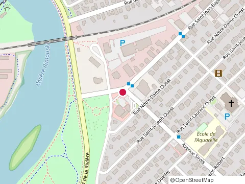 Emplacement de Jean-Maurice Peintre Gagne Inc au 259 Rue St-Jean-Baptiste, Rimouski